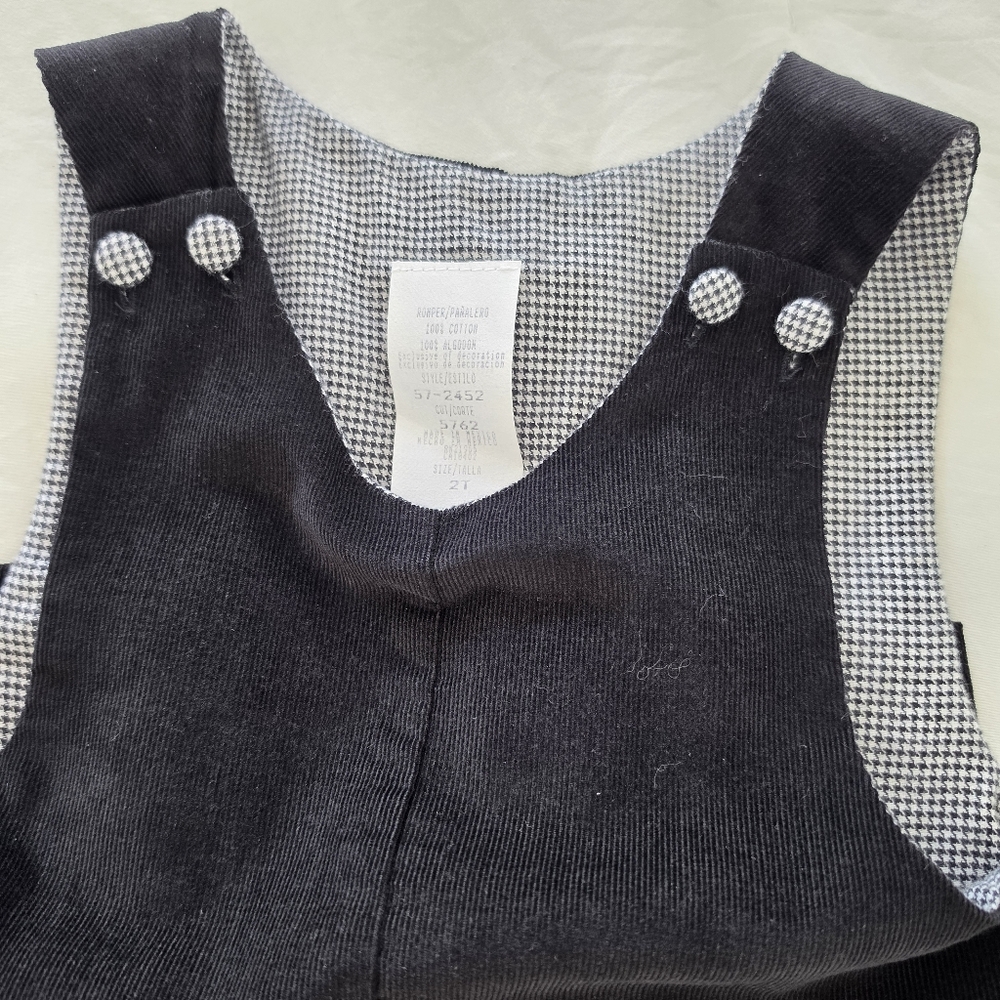 Boys N Berries Boy's Black Jon Jon With Matching Sailor Collared Shirt 2T - Picture 14 of 14